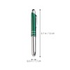 Operitacx LED Ballpoint Pen with Stylus Tip 3Pcs Retractable Lighted
