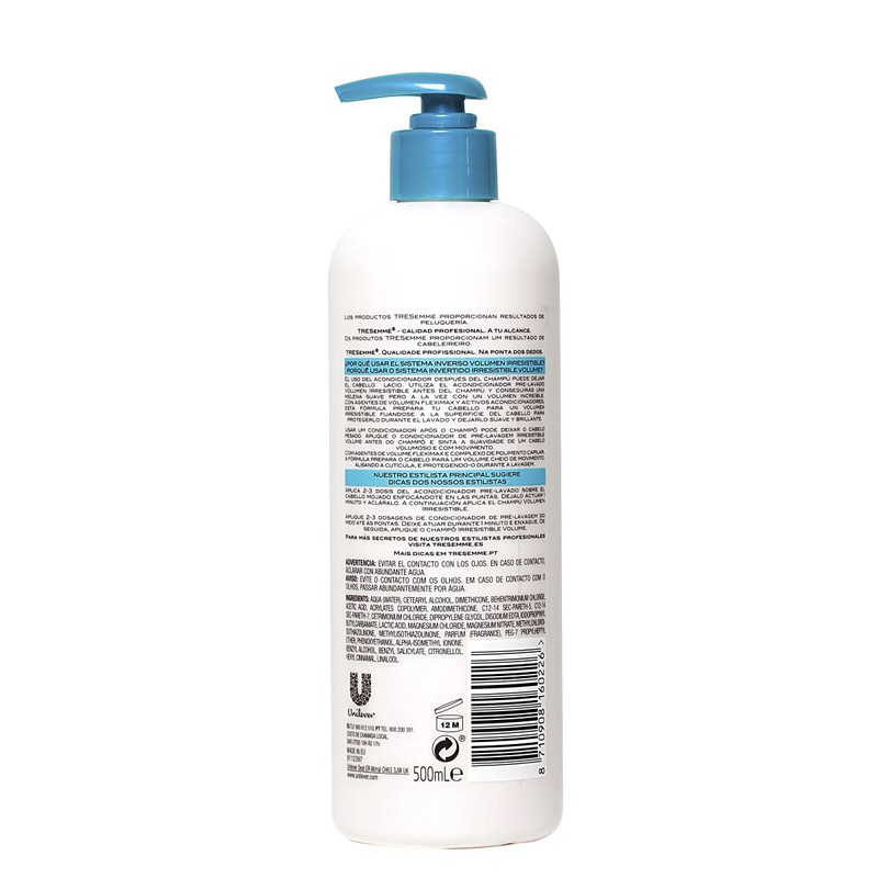 TRESemme Beauty Full Volume Inverting System Prewash Conditioner 500 ml