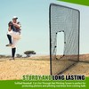 RoundFunny Baseball Pitching Net Screen 7ft x 7ft Softball Batting