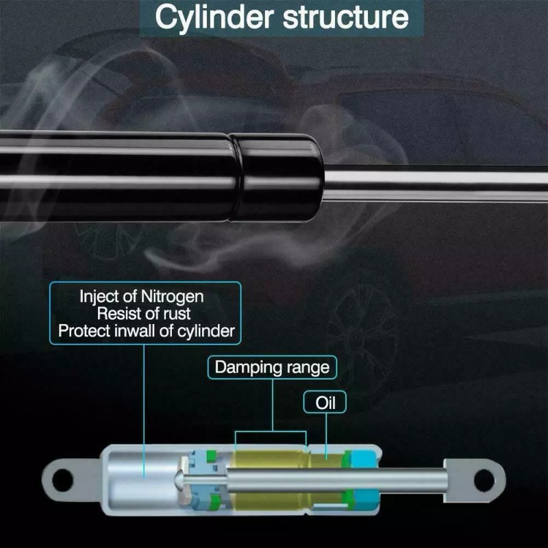 BOXI Qty(2) Rear Trunk Lift Supports Struts for Ford Thunderbird