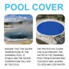 Round Swimming Pool Dust Cover Solar Heating Protector Dust Proof