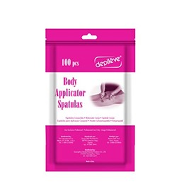 Depileve Wooden Body Applicators - Waxing Applicator Sticks - Box of 100