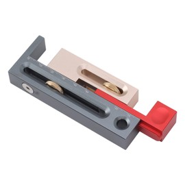 Table Saw Slot Adjuster, Precises Saw Gap Adjuster with Measuring Instrument Regulator, Adjustable Mortise Gauge for Woodworkers