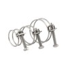 60-65mm Double Wire Hose Clamps, 201 Stainless Steel Hose Clips,