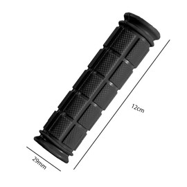 2 Pairs of Non-Slip Soft Rubber Bicycle Handlebar Grips Ergonomic Bicycle Grips Handlebar Grips Handlebar Grip Hand Grips for Mountain Bike Bicycle Inner Diameter: 22 mm (Black)