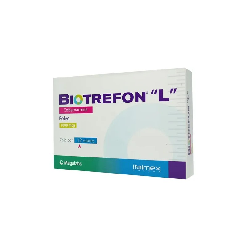 Biotrefon L Polvo 1000 Mcg, 12 Sobres