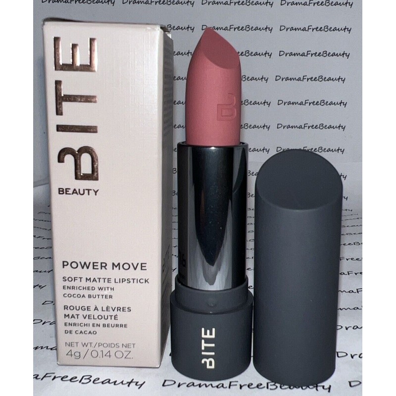 Bite Beauty Power Move Soft Matte Lipstick ~ SUGAR BUNS