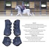 Horse Tendon Boots Adjustable Open Front Fetlock Boot Breathable Protective