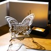 Crystal First Holy Communion Gifts for Girls Christening Engraved Butterfly