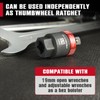 CROM Breaker Bar Ratchet Adapter - Ratcheting Adapter Converts Sliding