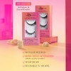 Lilly Lashes Pestañas autoadhesivas (medias pestañas), sin pegamento, se activan