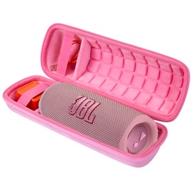 co2CREA Storage Case for JBL Flip6/Flip5/Flip4 Bluetooth Speaker (Hard Case, Pink Hard Case)