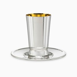 HERITAGE SMITHWORKS Set of David Goblet and Plate, Silver-Plated