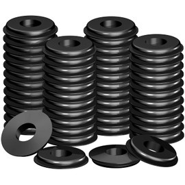 CheeMuii Glad Hand Seals Rubber 50pcs Black Waterproof GlandHand Seals