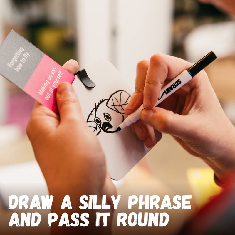 Scrawl Adult Board Game | Terrible Drawings and Ridiculous Guesses