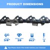 AAAQQ 6 inch Chainsaw Chain for KOBALT KMCS 1024A-03 1024B-03
