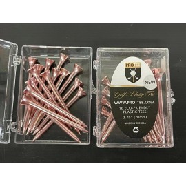 PROTEE 32 Eco Friendly plastic tees Shiny Baby Pink made in the USA