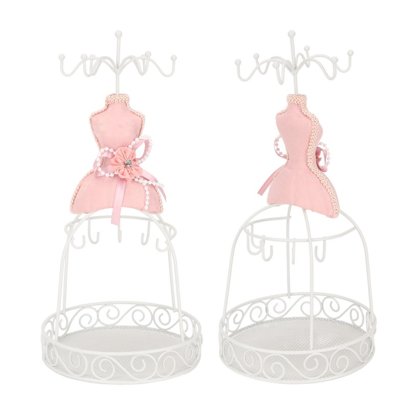 Jewelry Displays Stand Mannequin Princess Model Dress Rack for Hanging