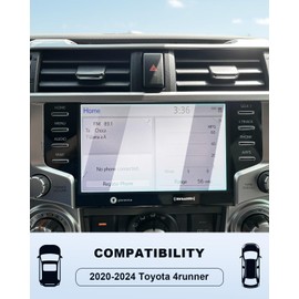 2020-2024 4runner Screen Protector For Toyota 4runner (SR5/SR5 Premium/Limited/TRD Pro/TRD Off-Road/TRD Off-Road Premium) 8" Touchscreen, 2024 4runner Accessories 9H Tempered Glass Anti-Fingerprints