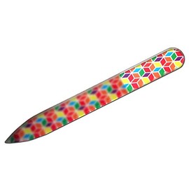 Pylmi Series PL-Y07 (Cube) Glass Nail File Made in Czech Republic