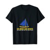 T-Shirt with German Text "Ich muss gar nichts ich muss