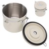 Airtight Coffee Canister 304 Stainless Steel Valve with Scoop for
