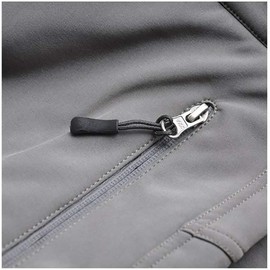 Yesallwas 20 Pieces Black Zipper Pulls Zip Fixer Tabs Zipper Repair Tabs Replacements for Clothes, Bags and Crafts