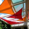Patio Paradise 16' x16'x 16' Red Sun Shade Sail Triangle