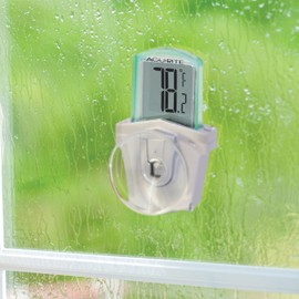 AcuRite 00799HDSBA1 00799 Digital Outdoor Window Thermometer, White, 0.2