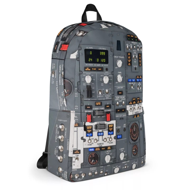 MikeDesigns Boeing 737 Overhead Panel Backpack