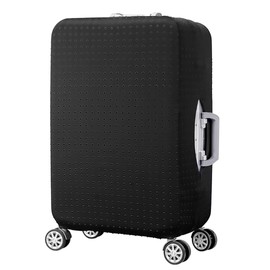 7-Mi Travel Luggage Protector Suitcase Cover 19 - 30 Inch Luggage Protective Cover, black, packing organizer