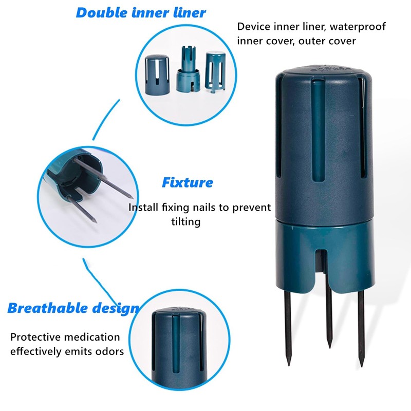 Snake Repellent Container for Yards, Snake Repellent Jar with Windproof