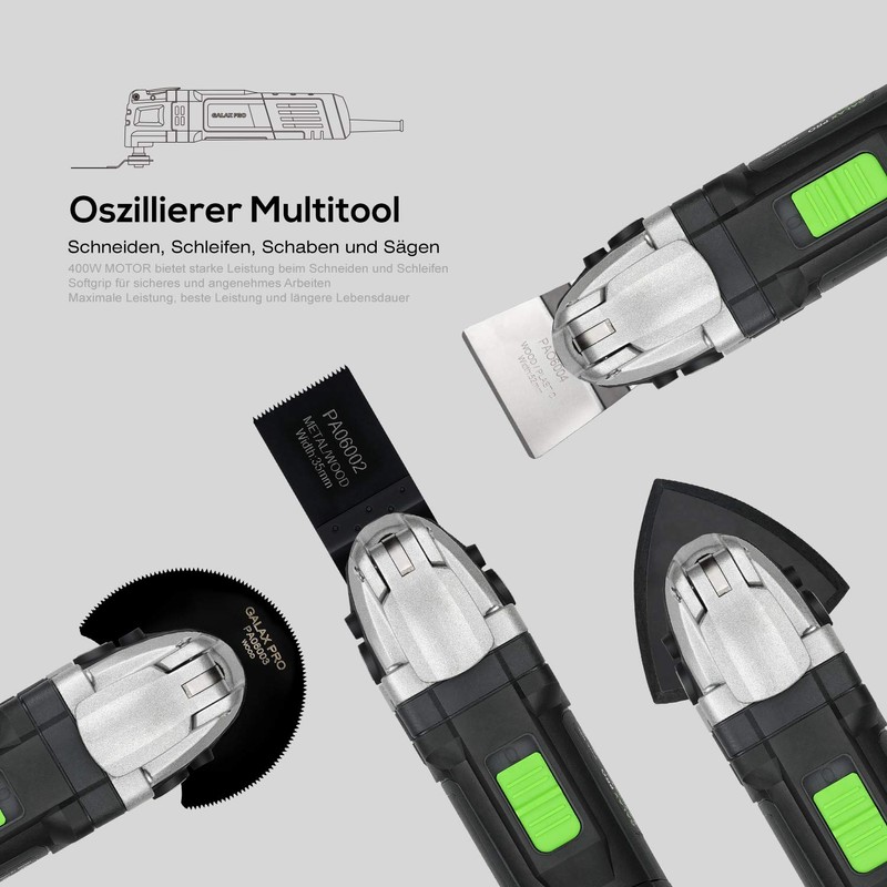 GALAX PRO 3.5A 6 Variable Speed Oscillating Multi Tool Kit