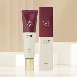 Sooryehan Hyobidam Fermented Sun 60ml Wrinkle Improvement Anti-Aging Sun Cream SPF50+ / 수려한 효비담 발효 선 60ml 주름개선 안티에이징 선크림 SPF50+