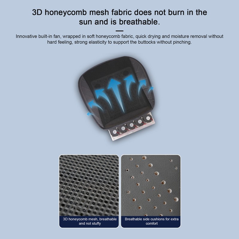 Car Seat Cooling Pad 3 Speed Adjustment Car Seat Cooling