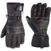 Wells Lamont Men's Black Leather Palm Winter Gloves with Waterproof