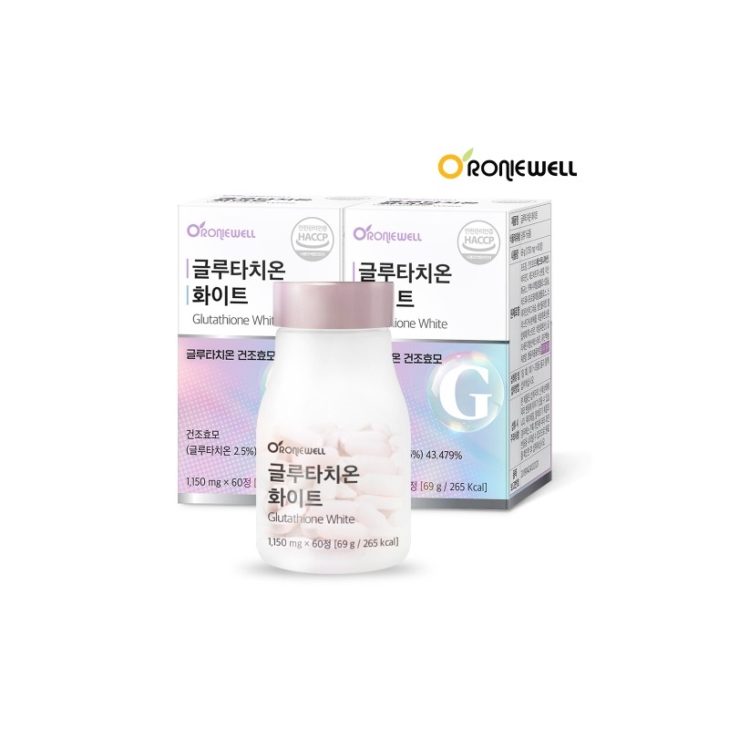 Roniwell Glutathione White (1,150mg) 60 Tablets / 로니웰 글루타치온 화이트