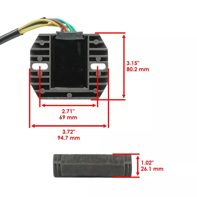 For Honda Stator Regulator Rectifier W/Gasket for Honda VT1100C3 Shadow