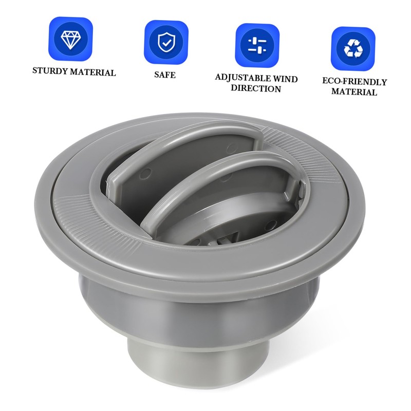 Gatuida Rv Air Outlet Round Vent Cover Deflector for and