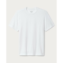 Rhone Men's Origin Performance Tee - Ultrasoft Cotton Blend Fabric, Lightweight, Moisture-Wicking, Anti-Odor T-Shirt (White, X-Large)