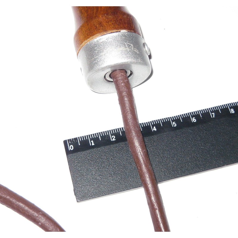 BAY® Spider Jump Classic Deluxe Leather Skipping Rope with Ball