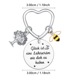 Leaving Gift Teacher Thank You Gifts Teacher Leaving Gift Teacher Teacher Teacher Gift Keyring Teacher Lucky is a Teacher Like You to Have, silver-teacher-1