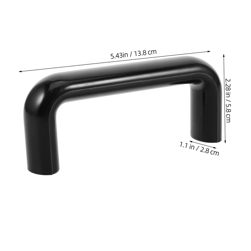 TEHAUX Industrial U Shaped Pull Handle Hole Centers Ergonomic Grip