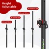 NiuNyuNeu Set of 2 Speaker Poles for Subwoofer 30"-48" Height