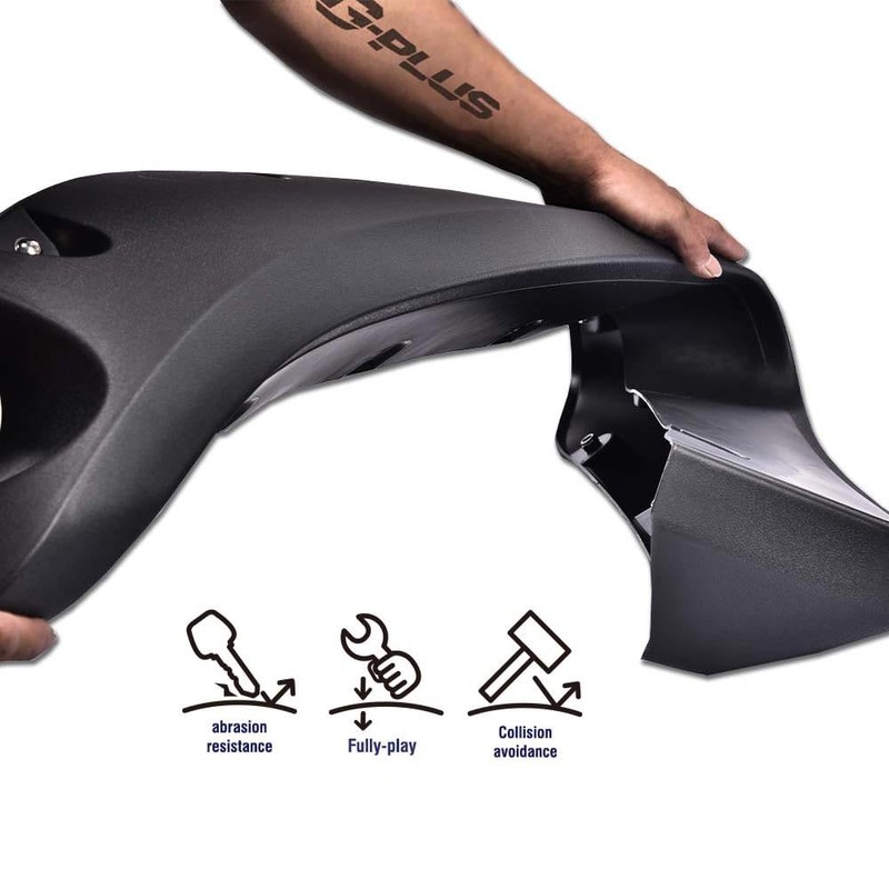 G-PLUS Pocket-Riveted Fender Flares, Compatible with Toyota Tundra 2007-2013, 4PCS