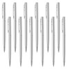 PATIKIL Slim Metallic Ballpoint Pen, 12Pcs Black Ink 1mm Medium