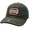 American Needle Illinois Fighting Illini Hat with Woven Label Flam