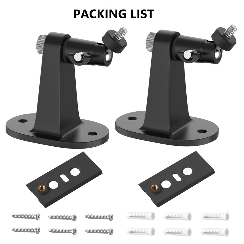 2Pack Adjustable Mounting Bracket for Ring Spotlight Cam Plus/Pro (Battery)