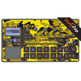 StyleFlip Skins Korg Electribe 2 Skin | Color Yellow Camo | Protective Decal | StyleFlip Skins