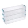 SUMTree 3 Pack Clear Storage Containers rectangular transparent Storage boxes